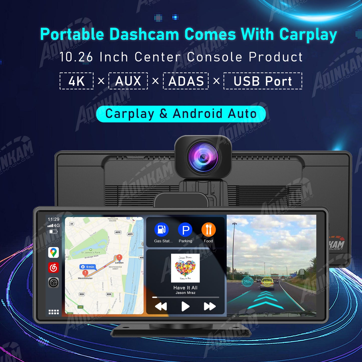 CarLink - 4k Wireless CarPlay